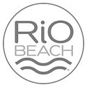 gray RIO beach logo